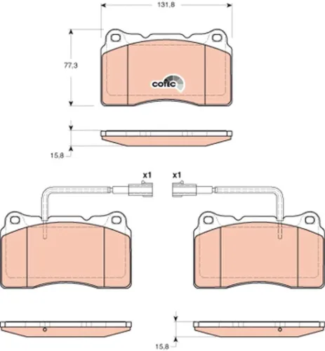 Brake Pad Set, disc brake