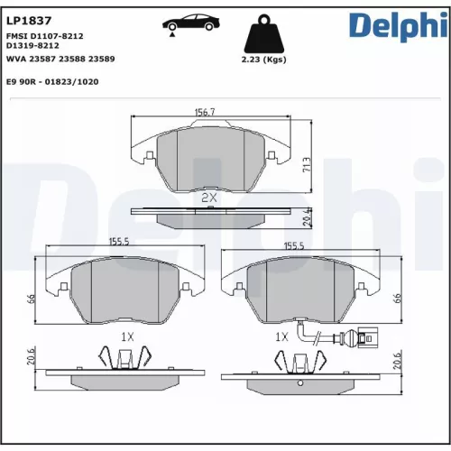 Brake Pad Set, disc brake