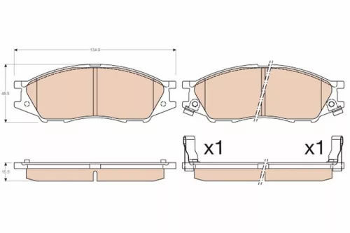 Brake Pad Set, disc brake