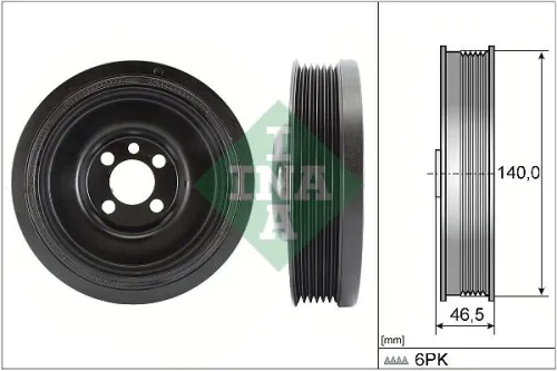 Belt Pulley, crankshaft