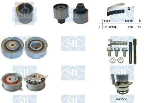 Water Pump & Timing Belt Kit