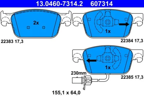 Brake Pad Set, disc brake