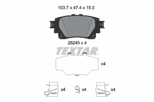 Brake Pad Set, disc brake