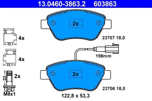 Brake Pad Set, disc brake