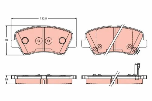 Brake Pad Set, disc brake