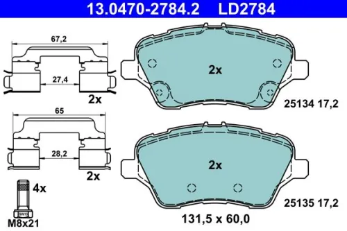 Brake Pad Set, disc brake