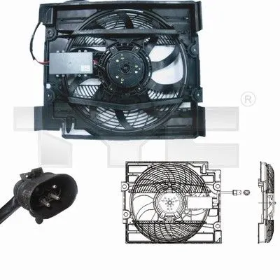 Fan, air conditioning condenser