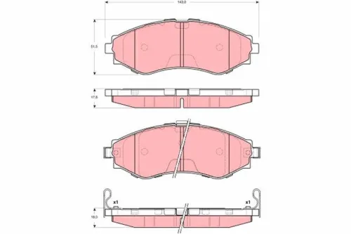 Brake Pad Set, disc brake
