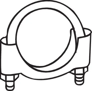 Clamping Piece, exhaust system