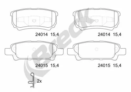 Brake Pad Set, disc brake