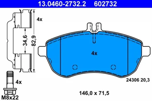 Brake Pad Set, disc brake