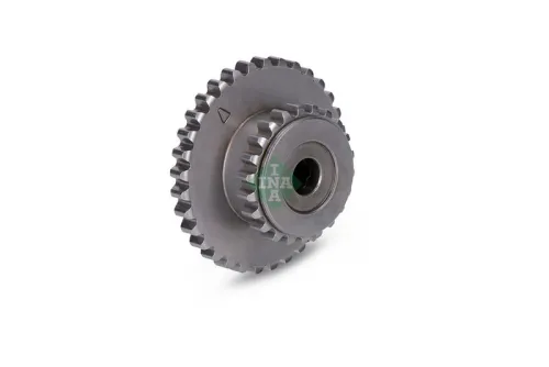 Gear, timing chain deflector