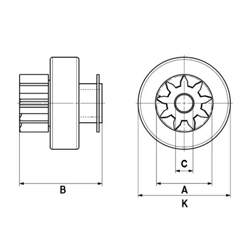 Freewheel Gear, starter