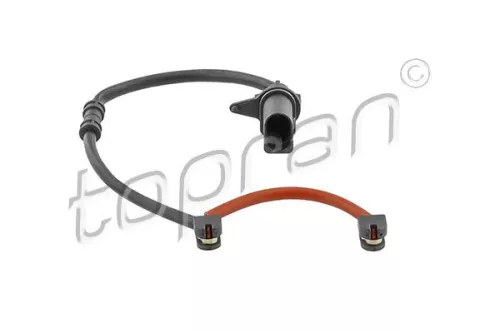 Warning Contact, brake pad wear