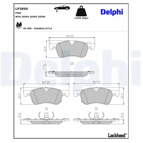 Brake Pad Set, disc brake