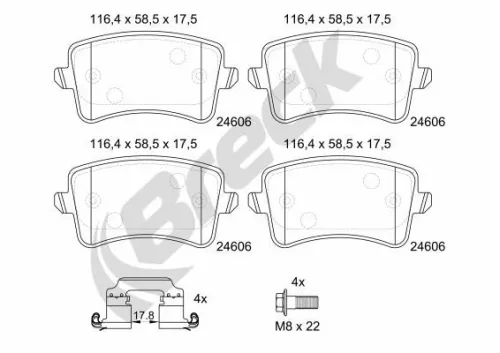 Brake Pad Set, disc brake