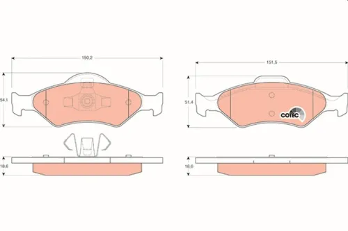 Brake Pad Set, disc brake