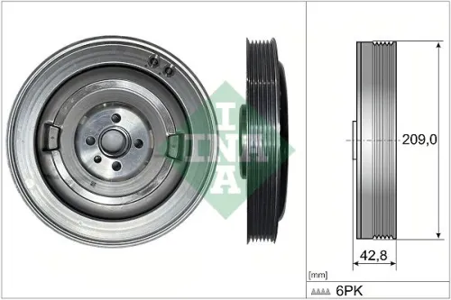 Belt Pulley, crankshaft