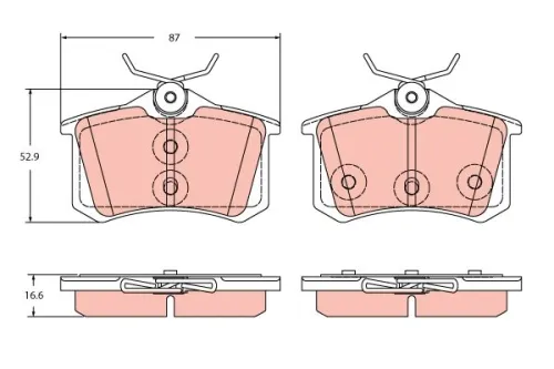Brake Pad Set, disc brake