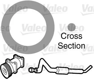 Gasket, coolant pipe