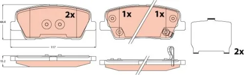 Brake Pad Set, disc brake