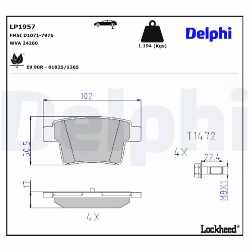 Brake Pad Set, disc brake
