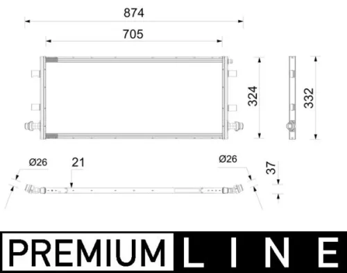 Low Temperature Cooler, charge air cooler