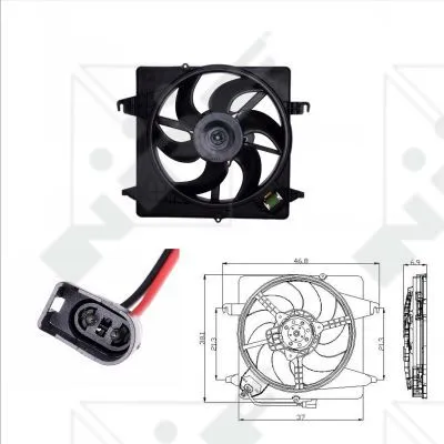 Fan, engine cooling