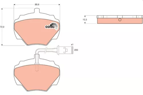 Brake Pad Set, disc brake
