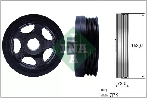 Belt Pulley, crankshaft
