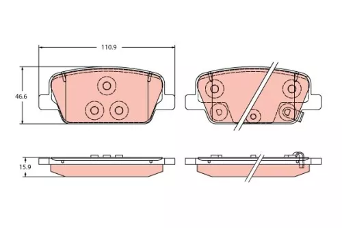 Brake Pad Set, disc brake
