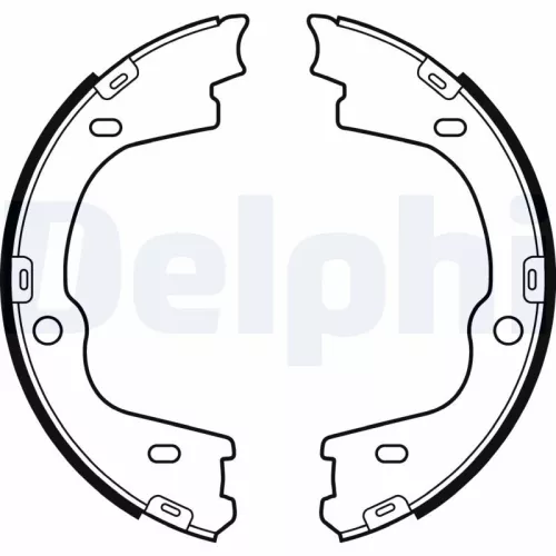 Brake Shoe Set, parking brake