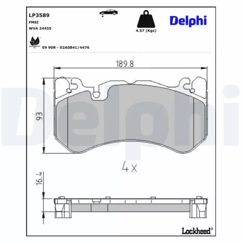 Brake Pad Set, disc brake