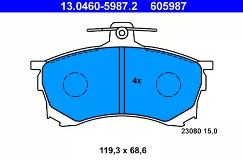 Brake Pad Set, disc brake