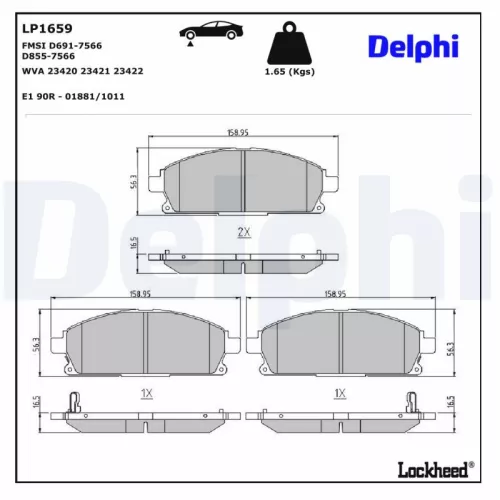 Brake Pad Set, disc brake