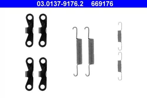 Accessory Kit, parking brake shoes
