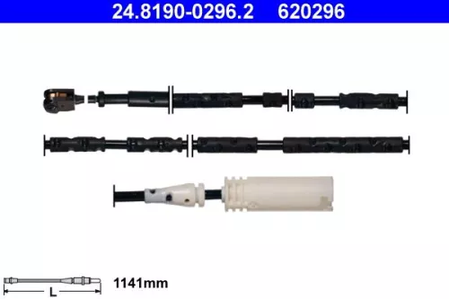 Warning Contact, brake pad wear