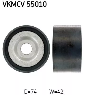 Deflection/Guide Pulley, V-ribbed belt