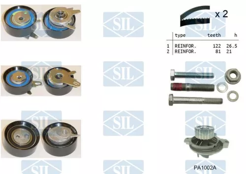 Water Pump & Timing Belt Kit