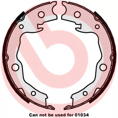 Brake Shoe Set, parking brake