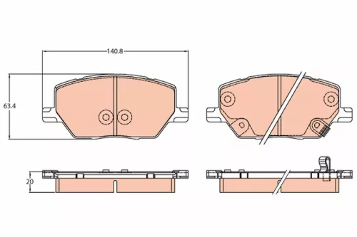 Brake Pad Set, disc brake
