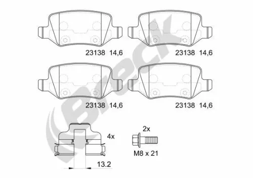 Brake Pad Set, disc brake