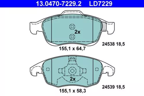 Brake Pad Set, disc brake