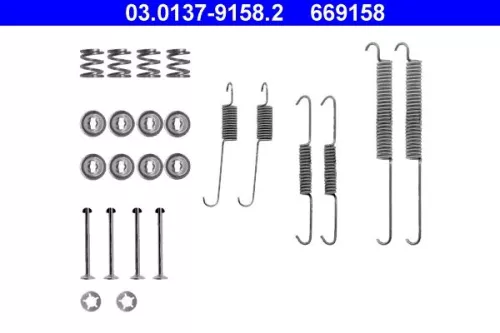 Accessory Kit, brake shoes