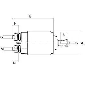 Solenoid Switch, starter