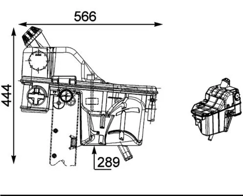 Expansion Tank, coolant