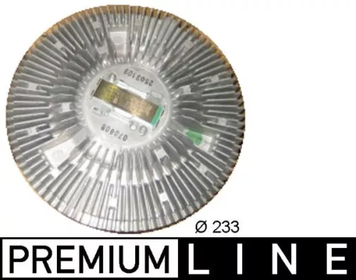 Clutch, radiator fan