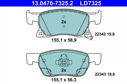 Brake Pad Set, disc brake