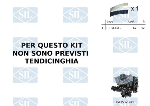 Water Pump & Timing Belt Kit