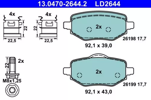 Brake Pad Set, disc brake
